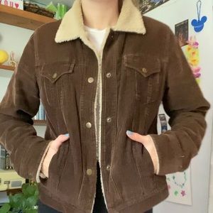 Corduroy Sherpa jacket